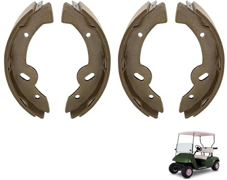 DRIVE UP Golf Cart Brake Shoes for EZGO Medalist TXT 1997-Up, Workhorse 1996-Up, Yamaha G14-G22 94-06 Models OEM 27943G01 70795G01