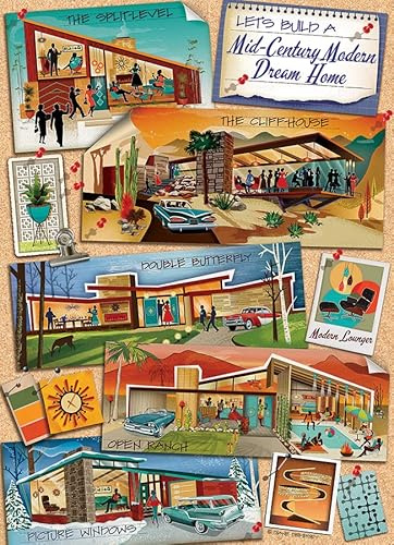 Cobble Hill Jigsaw Mid-Century Home Karton 1000 Teile