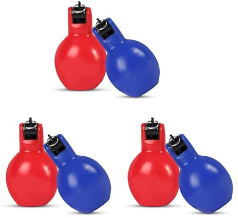 Decqerbe 6 StüCk Pfeife Laut Notfall-Schiedsrichterpfeife Handpfeife für Schiedsrichter, Sportlehrer, Hundetrainer, TrainerzubehöR