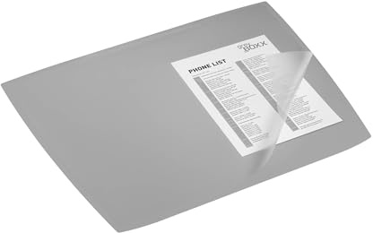 Durable Schreibunterlage Artwork, transparente Abdeckung, grau, 722110