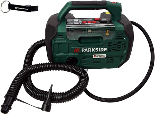 HEADNMORE® Bundle – PARKSIDE® 20 V batterikompressor PAK 20-Li B2 (utan batteri) nyckelring