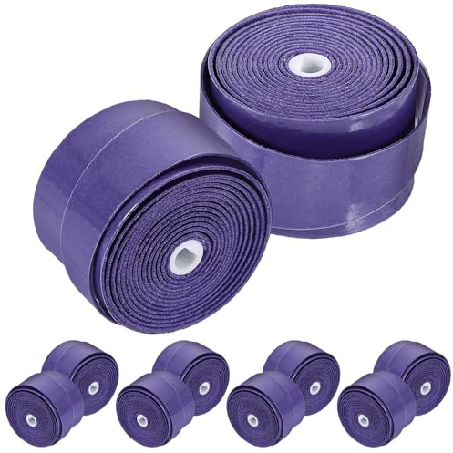 Hohopeti 10 Pezzi Nastro per Impugnatura da Badminton e Tennis Fascia Antisudore in PU 110Cm Nastro Antiscivolo per Racchette da Badminton e Tennis Grip Avvolgente Professionale per