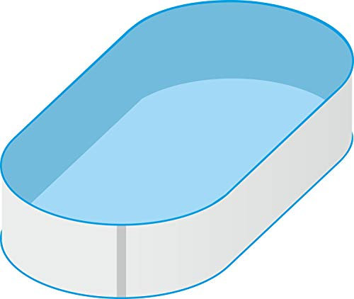 Trendpool Premium Set Pool Schwimmbecken Ovalpool 8,00 x 4,00 x 1,50m IH 0,8mm