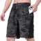 Santic MTB Hose Herren Kurz Radlerhose Gepolstert Fahrradhose Bike Shorts Baggy Mountainbike Hose Atmungsaktiv Elastische Outdoor Radhose Sport Schwarz 4XL
