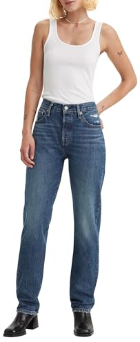 Levi's Mujer 501 Jeans for Women, Sunday Morning Sky, 24W / 32L