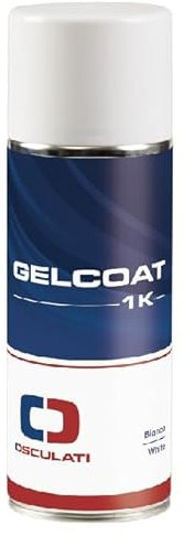 OSCULATI Gelcoat Blanc Spray 400 ML à Épaisseur pour retouche fibre de verre