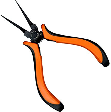 Pinze a becco sottile da 11,4 cm, pinze a becco piatto, pinze a becchi piatti pinze ultra sottili