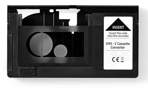 CABLEPELADO - Convertidor VHS-C a VHS – Adaptador Motorizado para Reproducir Cintas Antiguas en Videograbadora VHS