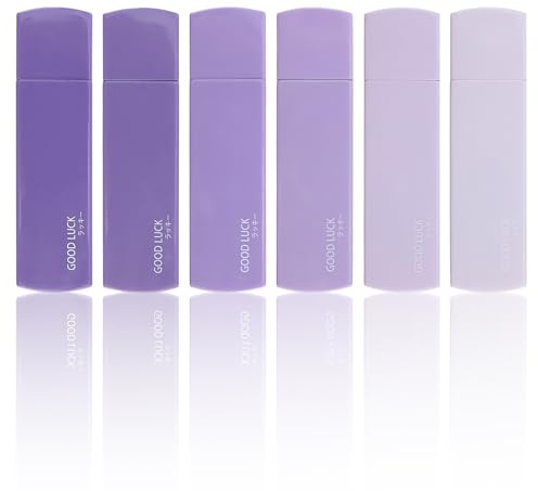 PICKAROOLTD 6 Pezzi Piccoli Nastri Bianchi,correttori Istantanei,set Di Mini Nastri Bianchi Per Studenti,impiegati,casa,scuola,cancelleria (viola Sfumato)
