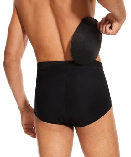 XANAYXWJ sous-vêtements rehausseurs de Fesses pour Hommes, Slip rembourré, rehausseur de Fesses, Taille Haute, Short Push-Up, contrôle du Ventre, Gaine Amincissante