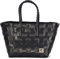 Witzgall Shopper Vintage Style 5010 55 TINE schwarz, 37cm x 24cm x 28cm, Einkaufstasche, Einkaufsshopper