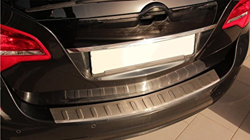 Recambo | Protector de Parachoques Trasero | Compatible con Meriva B | 2010-2017 | Acero Inoxidable Cromado | Protección Borde de Carga
