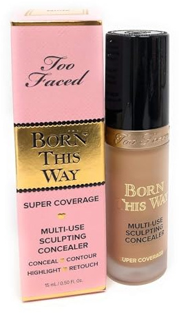Too Faced Born This Way Super Coverage Concealer, Nude, 1 g