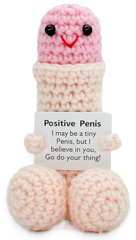 Pocket Hug Penis, muñeco pene de la suerte, regalo positivo, patatas positivas, regalo divertido para hombres, pequeño regalo para hombres y mujeres