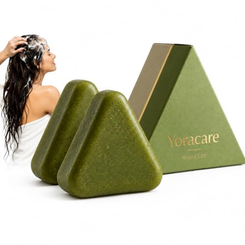Yoracare Hair Soap – Yoracare Korean Scalp Revival Bar | Shampoo Bar for Healthy Hair Growth Anti-Hair Loss Natural Triangular Gentle Moisturising, Oil Control Anti-Dandruff Unisex