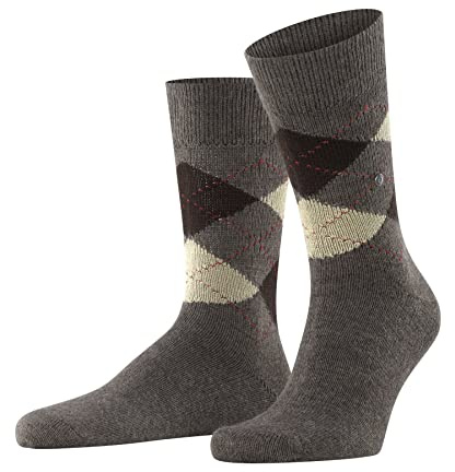 Burlington Herren Socken Preston M So weich und warm gemustert 1 Paar, Braun Brown 5256, 40-46