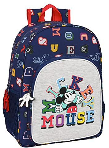 Schulrucksack Mickey Mouse Clubhouse Only one Marineblau 33 x 42 x 14 cm