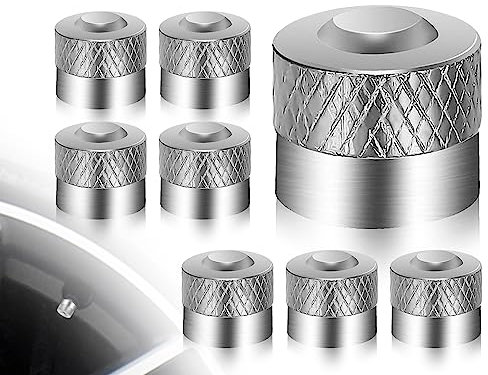 KAPSING 8 pezzi argento tappi valvola auto metallo tappi valvola bicicletta tappi valvola moto pneumatici tappi valvola auto