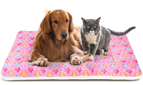 MORA PETS Large Dog Crate Bed 42 Inch Reversible Pet Mat for Large Dogs