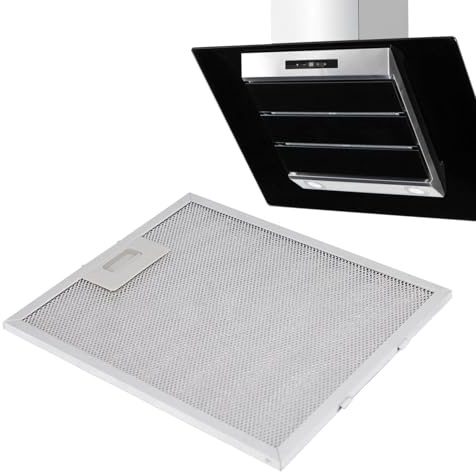 Ugnsfilter – filter för köksfläktar, köksfläktfilter | tvättbart | köksköksfläkt-metallgallerfilter för matlagning av nudlar, grillning av kött, fritering av deg, (10