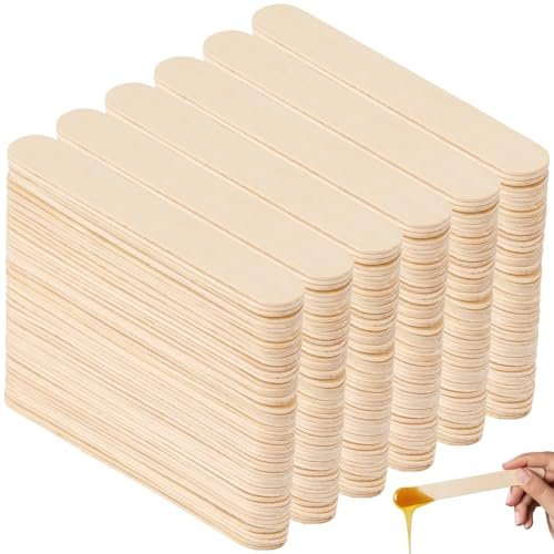 300 varillas de madera para depilación, espátula de madera para depilación