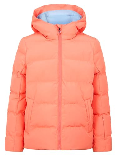 Ziener Amani-z Chaqueta de esquí para Invierno, cálida, Transpirable, Impermeable, Pesca Vibrante, 140 cm para Niñas