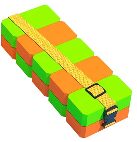 Ceinture d'entraînement à la natation – Planche flottante arrière en mousse EVA légère et réglable Équipement d'exercice pour piscine, fitness, jogging, aquatique, aérobic, entraînement de sécurité