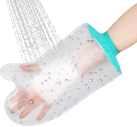 SHUOHONG Protector Escayola Brazo Adulto Impermeable, Funda Escayola Brazo, Protector de Yeso Suave y Cómodo para Muñeca, Dedos, Bolsa de Yeso Reutilizable para Vendajes para Baño o Ducha