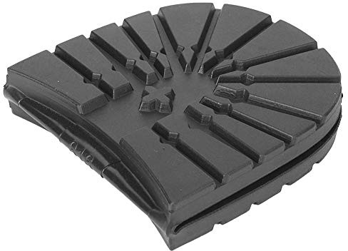 Bärbar slitstark skoersättning gummi utesula, skor gummi halv sula och klackar, för läderskor sportskor reparerar skor (20 x 9 x 1 cm – svart häl)
