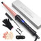 Hair Curling Wand, Tapered Curling Iron, Professional Ceramic Hair Curler Wand with Heat-Resistant Glove, Dual Voltage (13-25MM)