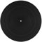 30cm Alfombrilla Silicona Tocadiscos, Alfombrilla Giratoria Antiestática Turntable Mat Antideslizante para Todos Los Reproductores de Discos de Vinilo LP Accesorios de Repuesto Negro