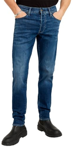 G-STAR 3301 Slim Jeans, Jeans Uomo, Blu (Medium Aged D25742-8968-071), 32W / 32L