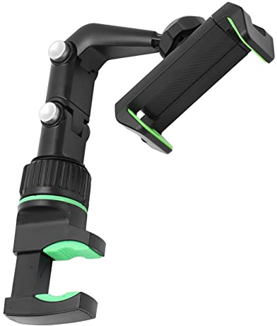 Haosie Guitar Phone Holder, Guitar Clip with 10PCS Picks, Wiping Cloth, Green Guitars Phone Mount for Teaching Video Recording