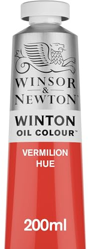 Winsor & Newton Winton 200ml Oil Colour - Vermilion Hue,1437682