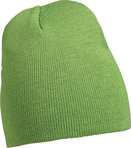 Strick Beanie Nr.1 - Farbe: Lime Green - Größe: One Size