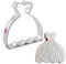 Ann Clark Cookie Cutters Cortador de galletas vestido de novia/vestido de fiesta - 10,2 cm