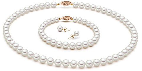 McPearl Original Akoya Perlen Komplett Set. Top Qualität aus Deutschland.