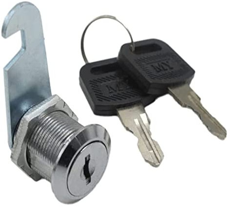 Serrure à came, serrure de boîte aux lettres de sécurité, serrure à came 16/20/25/30 mm 2 clés coffre-fort serrure à came bureau porte armoire casier boîte aux lettres tiroir placard armoire serrure d