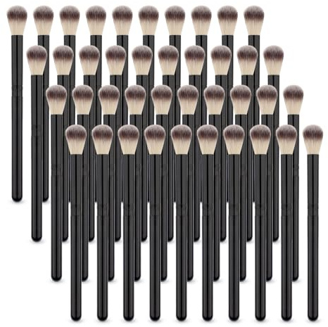 Urtlia Lash Shampoo Brushes 40Pcs Fluffy for Wash Extension Cleaning Bath Makeup Eyelash Eyeshadow Brush Set