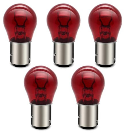 SOFOC BAW15D PR21W Feux de freinage Clignotants Pour Voiture/Moto S25 12V 21W Rouge Feux de route/Feux de croisement Design 5Pcs
