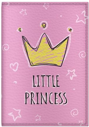 Reisepasshülle für Kinder, Damen und Herren, süße passhülle, reisepass (Little Princess)