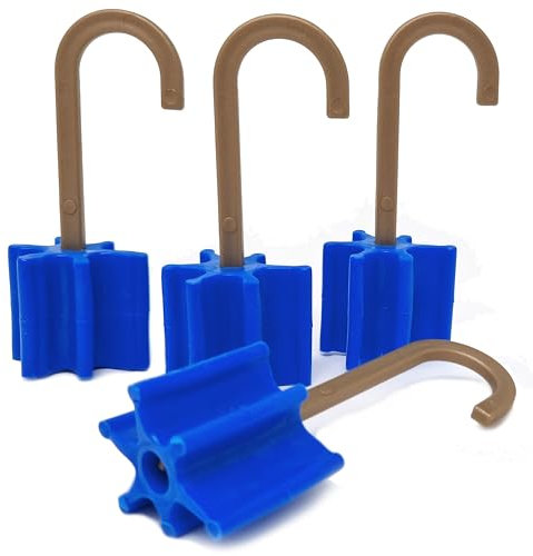 Gummi Stoßdämpfer für Tür und Fenster - 4 Stück Blau - Universal Türstopper und Fensterstopper verhindert versehentliches Schließen von Fenstern und Türen durch Zugluft