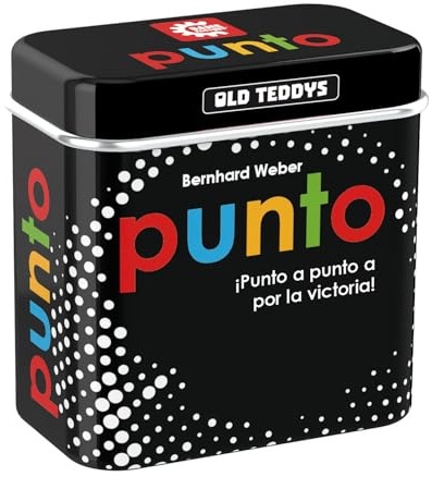 Old Teddys/Game Factory 6349 - Punto, Juego de Cartas de Bolsillo, 5 en Raya. Más 8 años