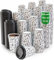 CupCup 160 Pappbecher 360ml 12 Oz mit Deckel und Holz Rührstäbchen - Kaffeebecher to Go Zum Servieren von Kaffee, Tee, heißen und kalten Getränken