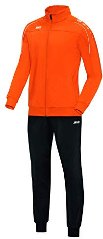 JAKO Unisex Trainingsanzug Polyester Classico, Neonorange, XL