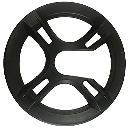 Kettenschutzring,Kettenschutzscheibe für Ihr Fahrrad -42T 44T,Kurbelgarnitur Abdeckung Fahrrad-Kettenschutz,Kunststoff Schwarz für Mountainbike Fahrrad + Schrauben, kettenschutz fahrrad-schwarz||Für