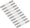 METALLIXITY Double Terminal Goujon Vis (M5 Filetage 50mm Longueur) 20Pcs 304 Inox Acier Double Fileté Barre Boulons - pour Maison Entretien
