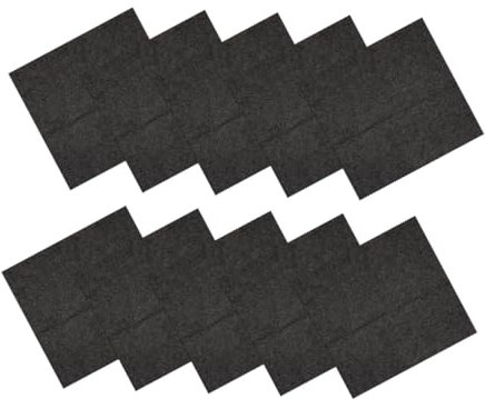 Alipis 20 Piezas Trapo de Limpieza Panos de Cocina paños de Limpieza paños de Cocina paños Microfibra Trapos de Limpieza para la Limpieza paños de Fregar Tela no Tejida Black