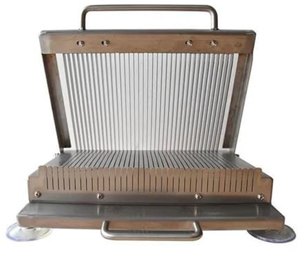 Cuchillo de sushi de acero inoxidable, cuchillo de rollo de sushi, cuchillo de comida de cocina, espacio entre cuchillas de 11 mm, desmontable, fácil de limpiar, muy adecuado para carne de almuerzo