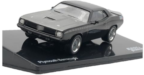 1:43 Per La Collezione Di Modelli Di Auto D'epoca Plymouth Barracuda In Metallo Pressofuso